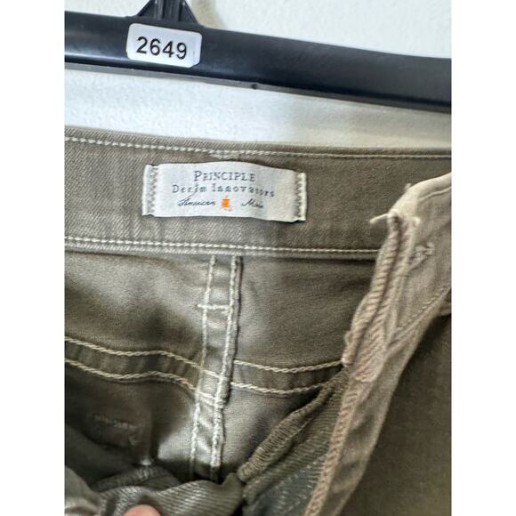 Principle Denim Innovators Green Denim Sz 26 - Picture 2 of 4